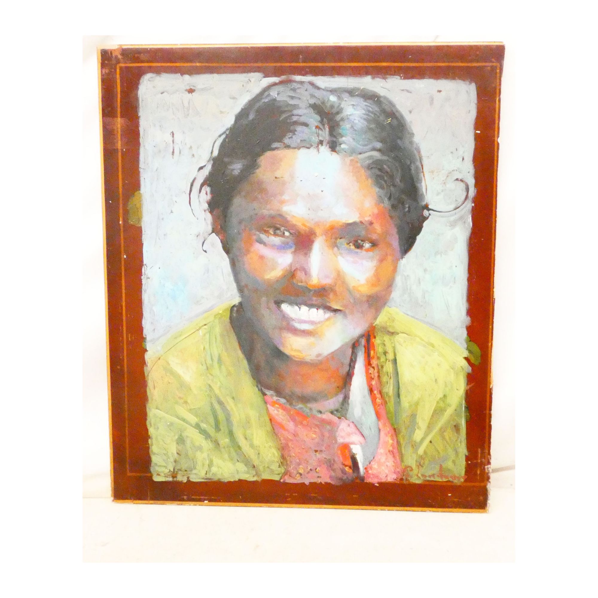 Portrait de Femme Signé LANDEAUER Portrait de Femme Signé LANDEAUER