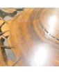 Large Round Teak Table Tripod Legs