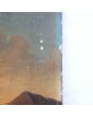 Old Oil on Panel Decor of Cow in the Meadows