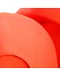 Set of 4 Red Armchairs Signed Eric KLOTE