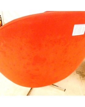 Série de 4 Fauteuils Rouges  Signé Eric KLOTE