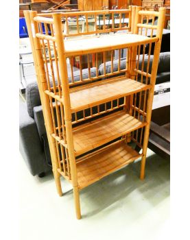 Large 4-Tier Bamboo Shelf