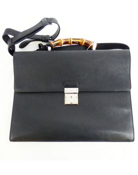 Sacoche GUCCI Modèle 1947 Poignée en Bambou