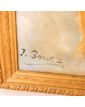 Huile sur Toile Lion Signé J.GOMEZ