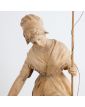 Subject Seated Woman in Terracotta Spinner Signed Richard AURILI