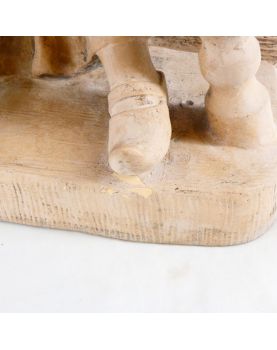 Subject Seated Woman in Terracotta Spinner Signed Richard AURILI