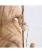 Sujet Femme Assise en Terre Cuite Fileuse Signé Richard AURILI