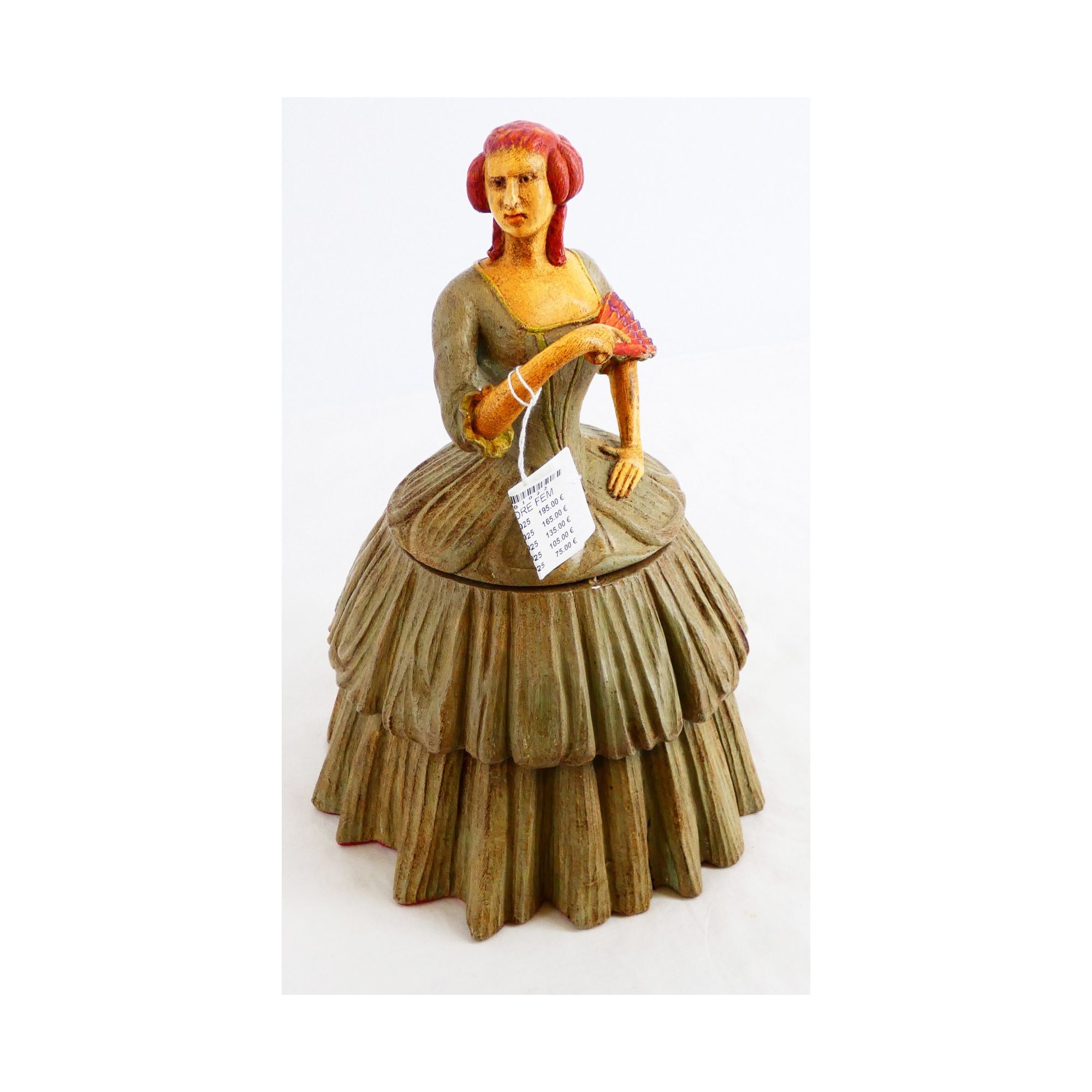 Boîte à Poudre Sujet Femme Signé Boîte à Poudre Sujet Femme Signé