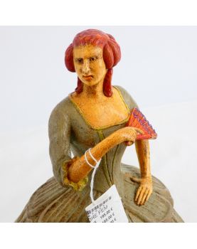 Boîte à Poudre Sujet Femme Signé