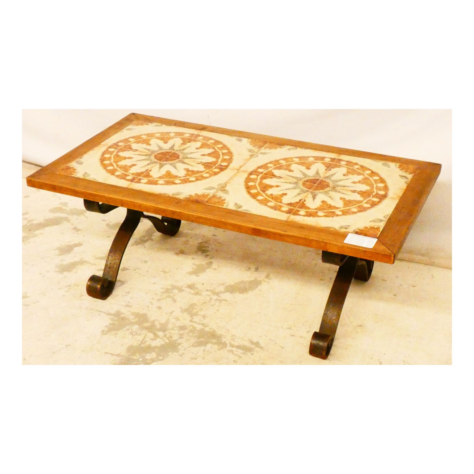 Table Basse Toleslauw DALISKOWSKI Dessus Carrelé Table Basse Toleslauw DALISKOWSKI Dessus Carrelé