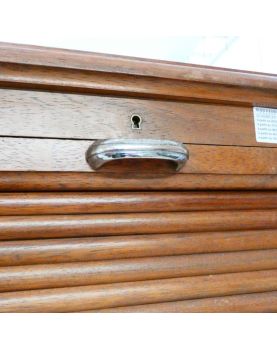Double Curtain File Cabinet with Key