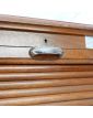 Double Curtain File Cabinet with Key