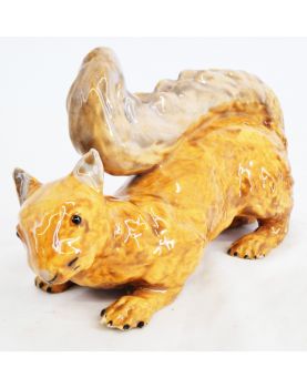 Squirrel Subject in Old Earthenware