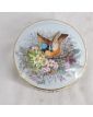 Earthenware Candy Box with Floral and Bird Decor