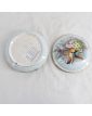 Earthenware Candy Box with Floral and Bird Decor