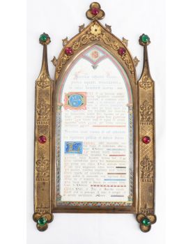 Gothic Style Brass Frame
