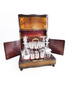 Old 19th Century Liqueur Cellar with Key