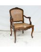 Fauteuil Canné Style Louis XV
