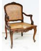 Fauteuil Canné Style Louis XV