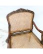 Fauteuil Canné Style Louis XV