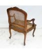 Fauteuil Canné Style Louis XV