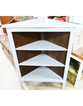 Patinated Corner Cabinet
