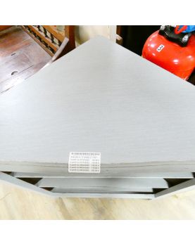 Patinated Corner Cabinet