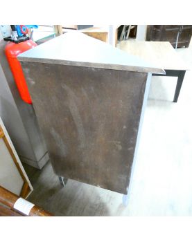 Patinated Corner Cabinet