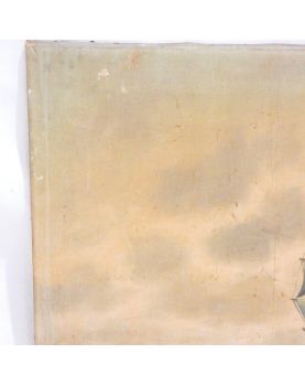 Grande Huile sur Toile Marine Non Encadrée