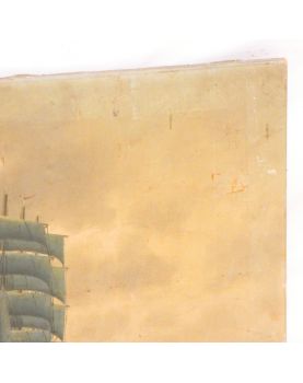 Grande Huile sur Toile Marine Non Encadrée