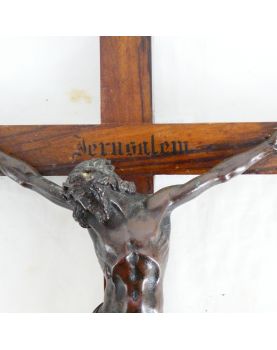 Grand Crucifix Jérusalem en Bois