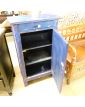 Grey Patinated Cabinet 2 Doors with Key