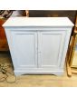 Grey Patinated Cabinet 2 Doors with Key