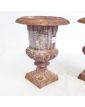 Paire de Petits Vases Médicis en Fonte