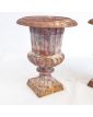 Paire de Petits Vases Médicis en Fonte