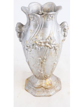 Small Cast Iron Funeral Vase