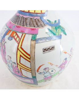 Pied de Lampe Chinoise