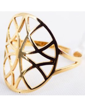 18K Openwork Gold Ring