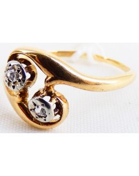18k Gold Ring Gold Shards