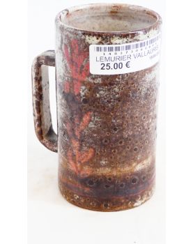 Small Ceramic Mug LEMURIER VALLAURIS