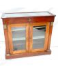 Empire Display Cabinet 1 Drop-Down 2 Glass Doors on Casters with Keys
