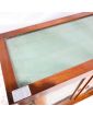 Empire Display Cabinet 1 Drop-Down 2 Glass Doors on Casters with Keys