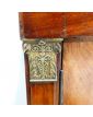 Empire Display Cabinet 1 Drop-Down 2 Glass Doors on Casters with Keys