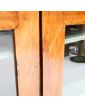 Empire Display Cabinet 1 Drop-Down 2 Glass Doors on Casters with Keys
