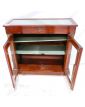 Empire Display Cabinet 1 Drop-Down 2 Glass Doors on Casters with Keys