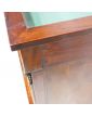 Empire Display Cabinet 1 Drop-Down 2 Glass Doors on Casters with Keys