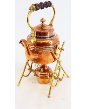 Small Samovar in Copper and Brass