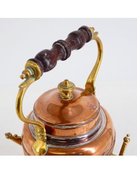 Petit Samovar en Cuivre et Laiton