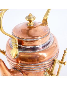 Small Samovar in Copper and Brass