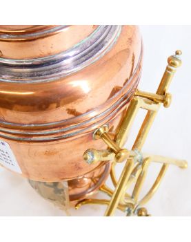 Small Samovar in Copper and Brass